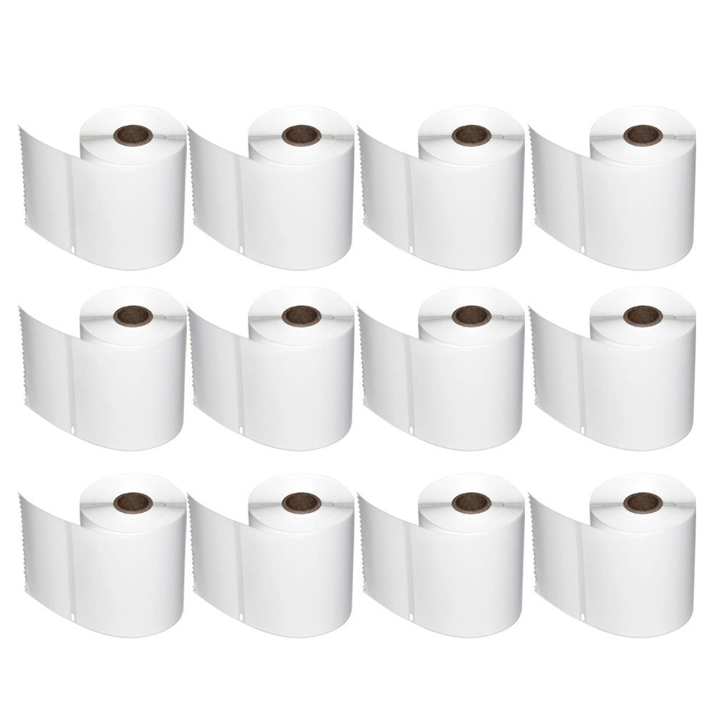 RBHK 1744907 Compatible 4XL Thermal Shipping Labels for Dymo Printer - 4x6 Inches (12 Rolls) - Perfect for Ecommerce, Logistics & Small Business Shipping Needs