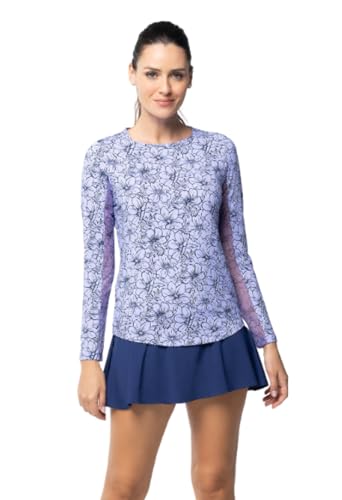 Color: Lavender/Navy - Print: Diana