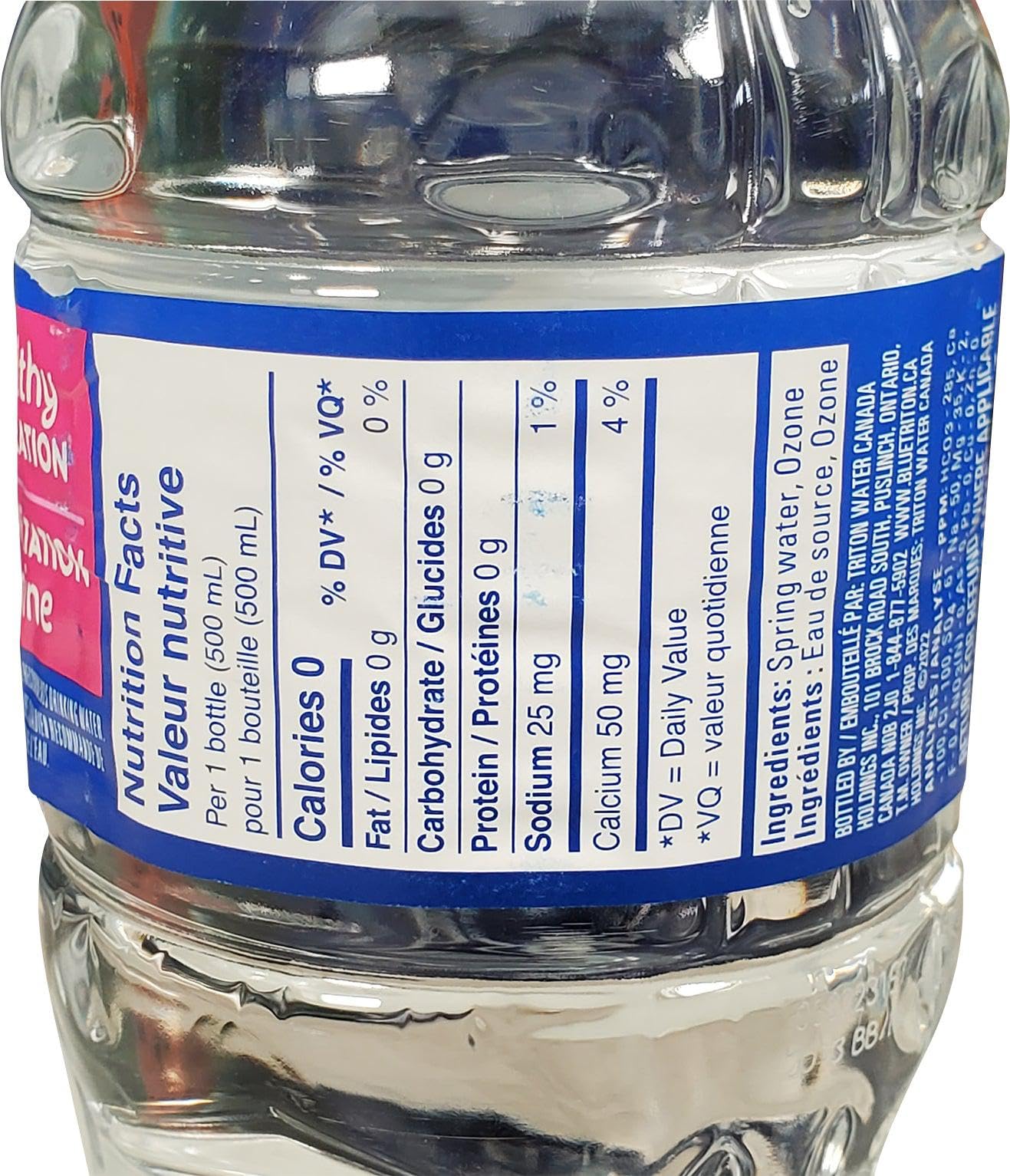 Purelife Bottled Drinking Water 500ml (16.9 oz) Pack of 24 | Premium Purified Spring Water | Perfect for Home, Office, Gym & Outdoor Activities