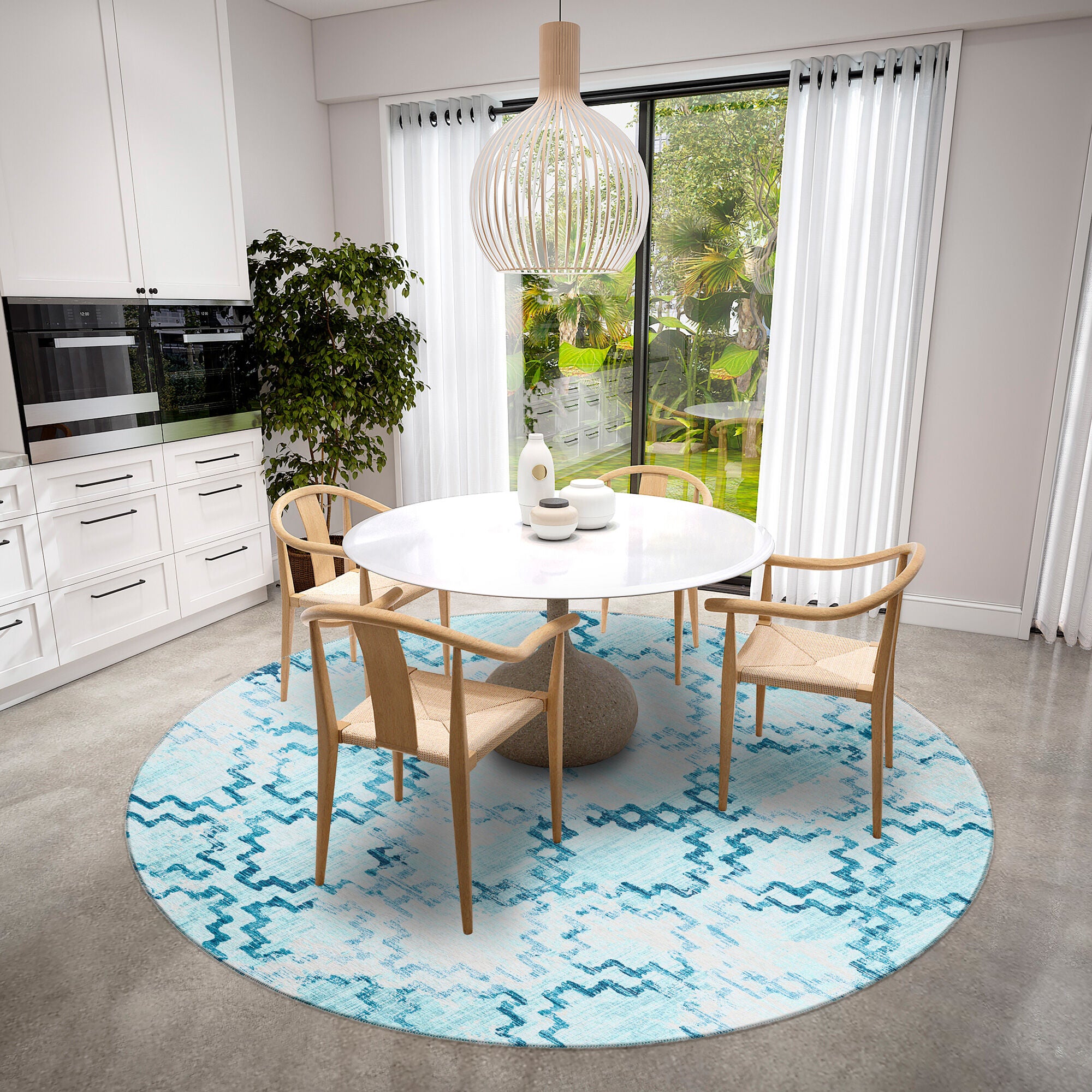 Sedona XV Round Rug - Soft & Durable Handmade Area Rug for Living Room, Bedroom, or Office Decor
