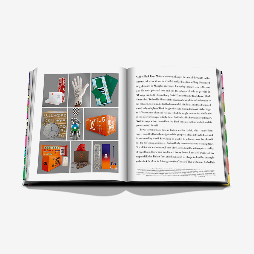 Assouline Louis Vuitton: Virgil Abloh Classic Cartoon Cover Book - Luxury Fashion Collector's Edition for Home Decor & Coffee Table Display