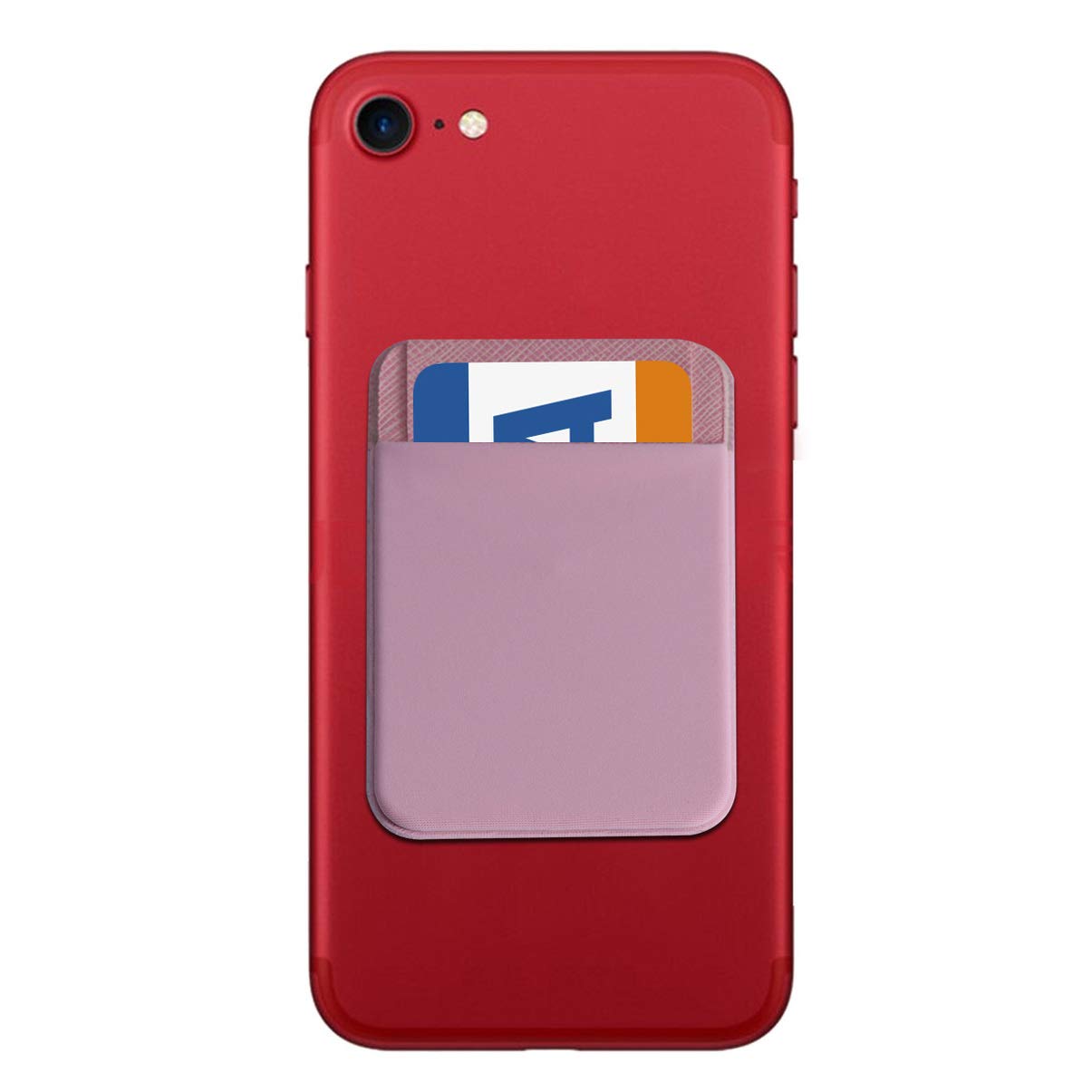 2 Pack Adhesive Phone Wallet - Slim Card Holder for iPhone, Samsung & Smartphones - Stick-on Wallet for Cash, Cards & ID - Perfect for Travel, Gym & Everyday Use