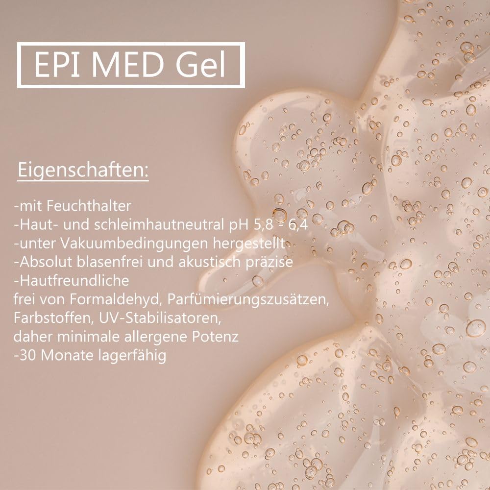 IPL Hair Removal Gel with Epimed - 10L Cooling Contact Gel for Laser & Intense Pulsed Light Treatments - Professional Use for Legs, Bikini & Underarms