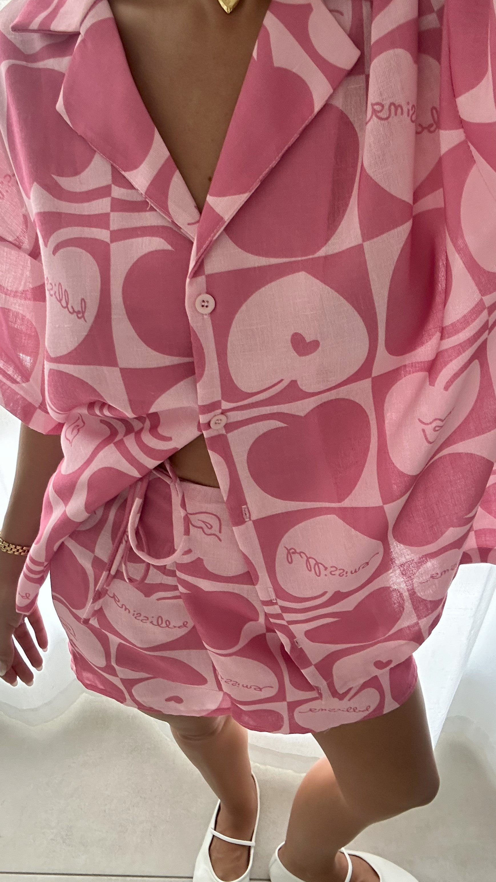 Stylish Abilene Button Up Shirt for Women | Soft Pink Casual Shirt | Perfect for Office, Date Night & Spring Outfits