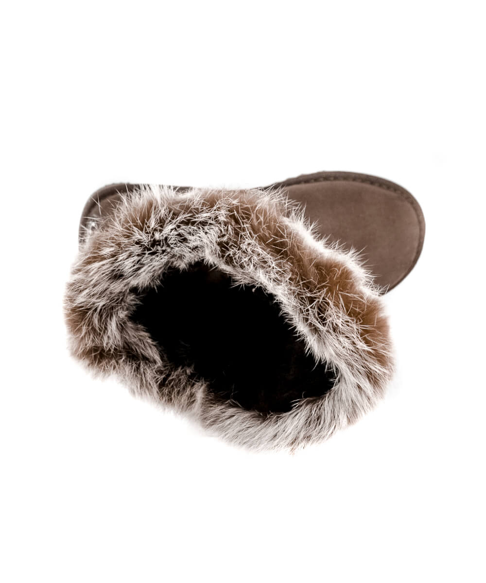 Women's UGG Classic Rabbit Fur Boots - Cozy Winter Snow Boots for Women, Perfect for Cold Weather, Outdoor Activities & Casual Wear