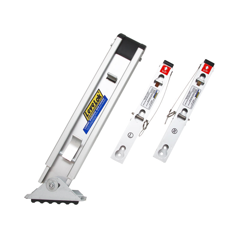 Levelok Keylock Quick Connect Leveler Full Kit - Heavy Duty RV Camper Stabilizer System for Travel Trailers & Motorhomes - Easy Setup & Secure Parking on Uneven Ground