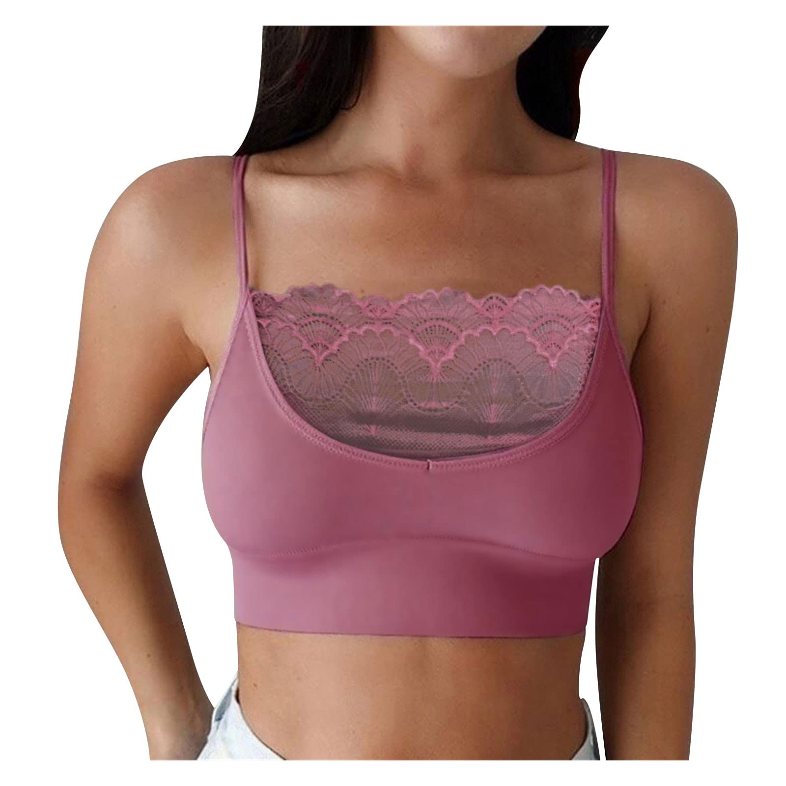 YOKWI Women's Sports Bras - Front Closure, Adjustable Strap for Gym & Yoga