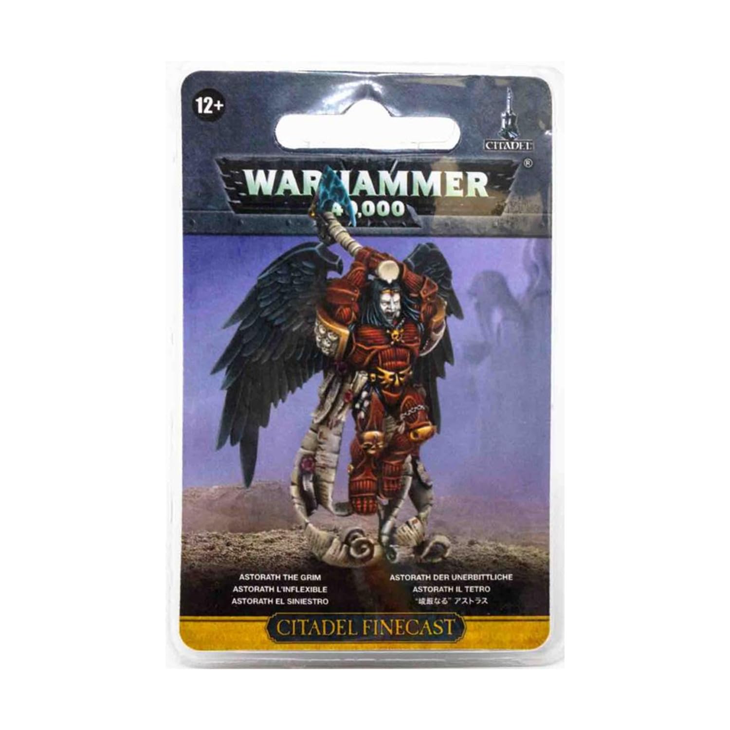 Games Workshop Astorath The Grim - Warhammer 40K Blood Angels Chaplain Miniature for Tabletop Wargaming & Collectors | Perfect for Battles, Painting, and Display