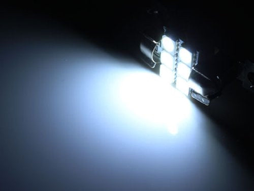 4-Pack White 6 SMD 31mm 1.25