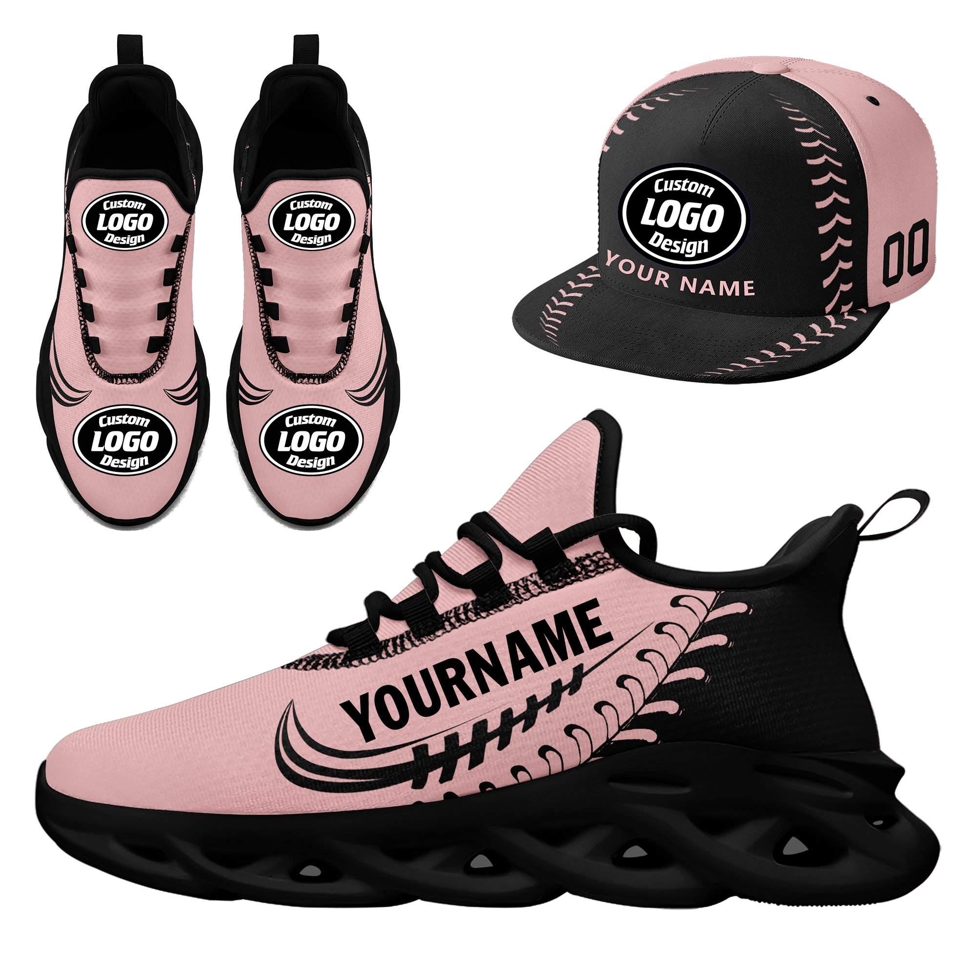 Custom MaxSoul Shoes & Hat Set - Personalized JH bd0b00ea b8 | Perfect for Streetwear Fashion & Gift Giving