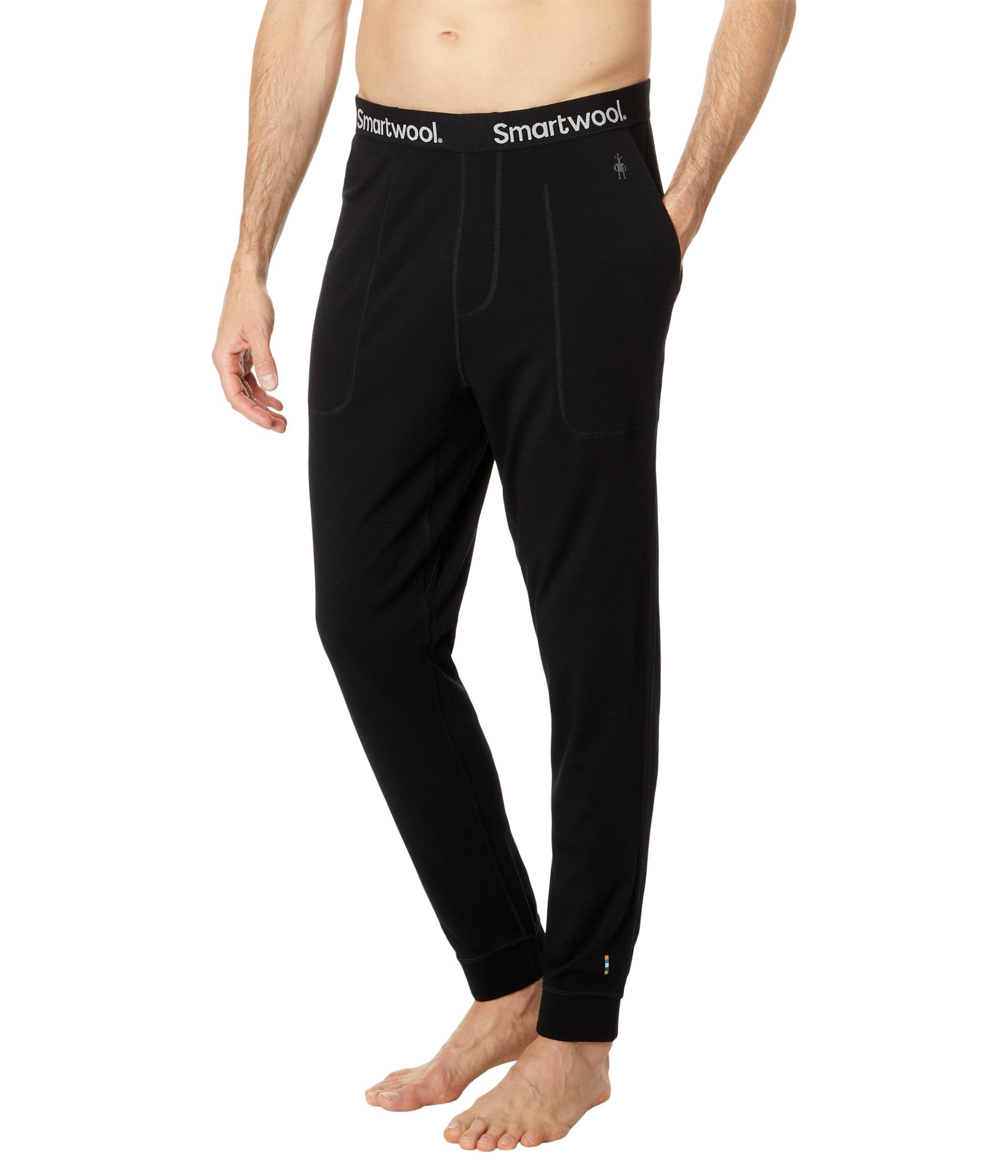 Smartwool Thermal Merino Wool Jogger Pants for Men & Women - Regular Fit Winter Base Layer for Hiking, Skiing & Outdoor Activities