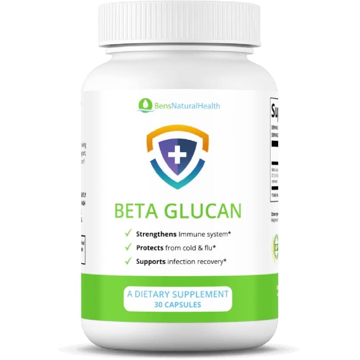 Beta Glucan 1,3D Supplement - Immune Support & Wellness Booster | Vegan, Non-GMO | Perfect for Daily Health Maintenance & Immune System Strengthening