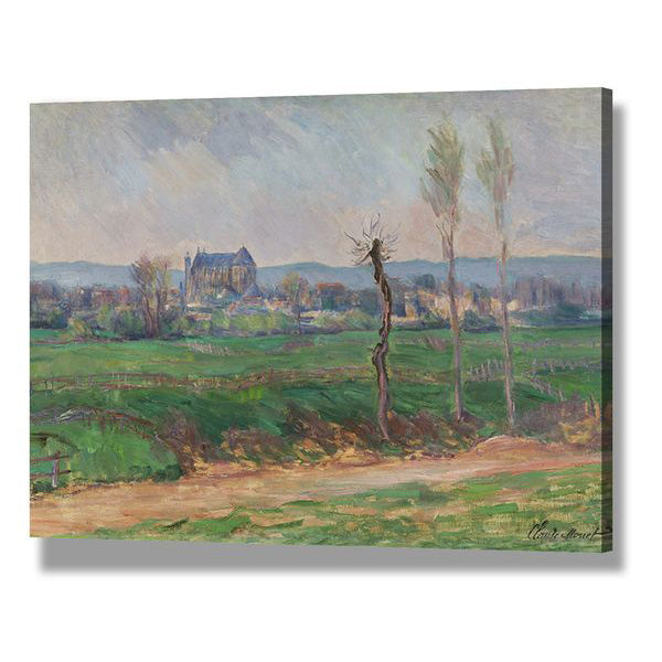 Claude Monet Waterloo Bridge Wall Art Decor - Premium Canvas Print for Living Room, Bedroom & Office - Famous Impressionist Painting Home Decor