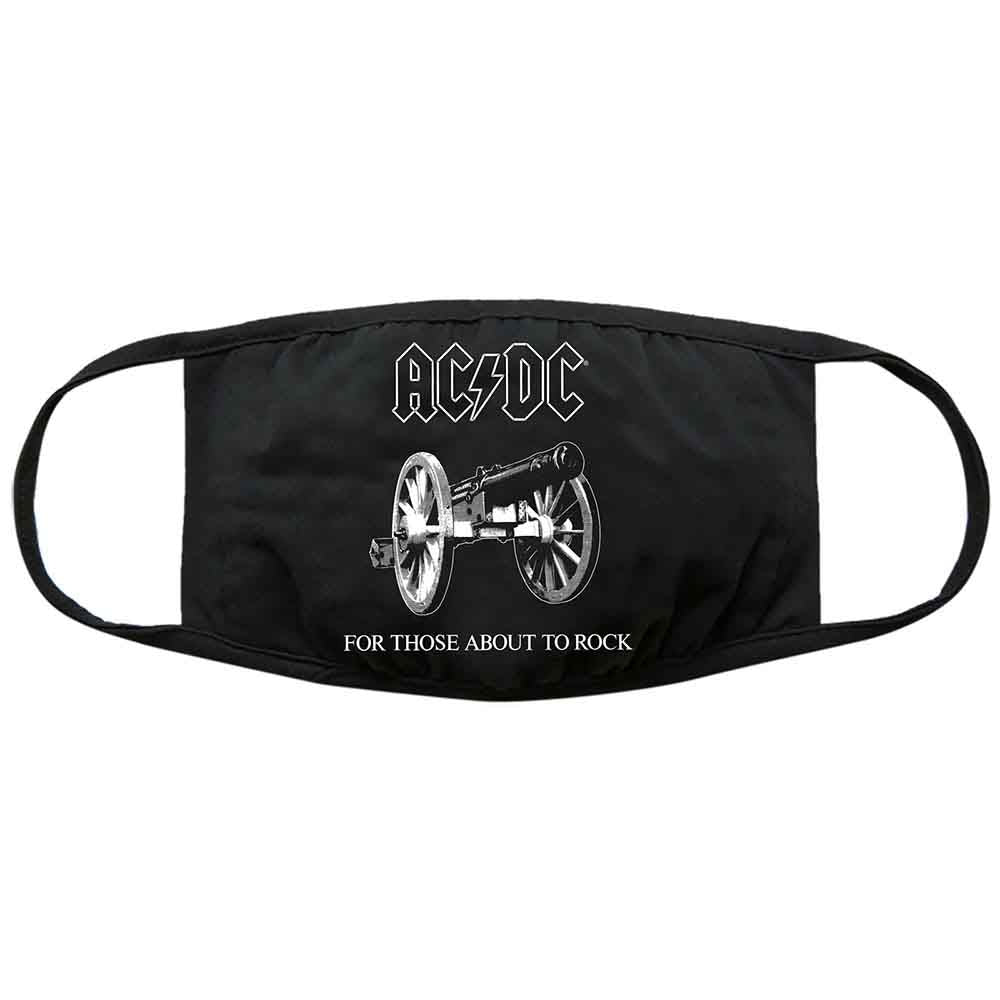 AC/DC Rock Band Face Masks - Reusable Cotton Face Coverings for Concerts & Music Events - Rock Style Protective Masks for Fans & Music Lovers