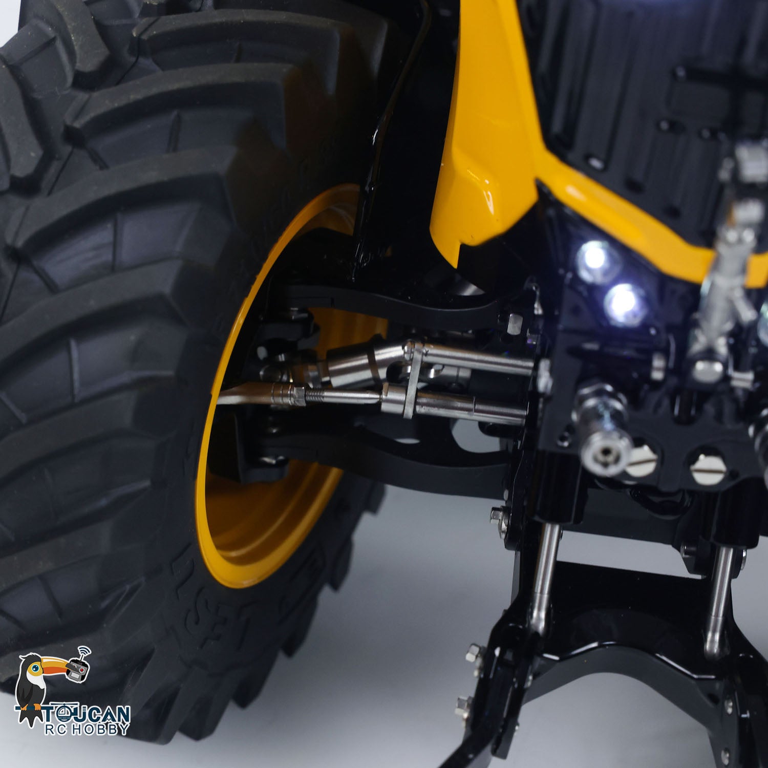 1/14 Scale LESU 4x4 RC Hydraulic Tractor Truck - 90% Metal Construction, RTR with PL18EV Lite Radio, Realistic Smoke & Sound Effects - Perfect for Farm Simulation, Off-Road Play and RC Hobby Enthusiasts