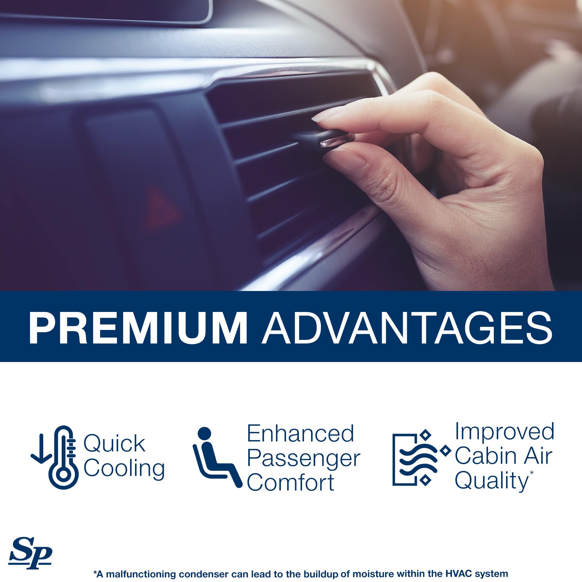 Spectra Premium 7-4277 AC Condenser for Car - High Performance Air Conditioning Replacement Part - Perfect for Summer Driving & Vehicle Cooling System Repair