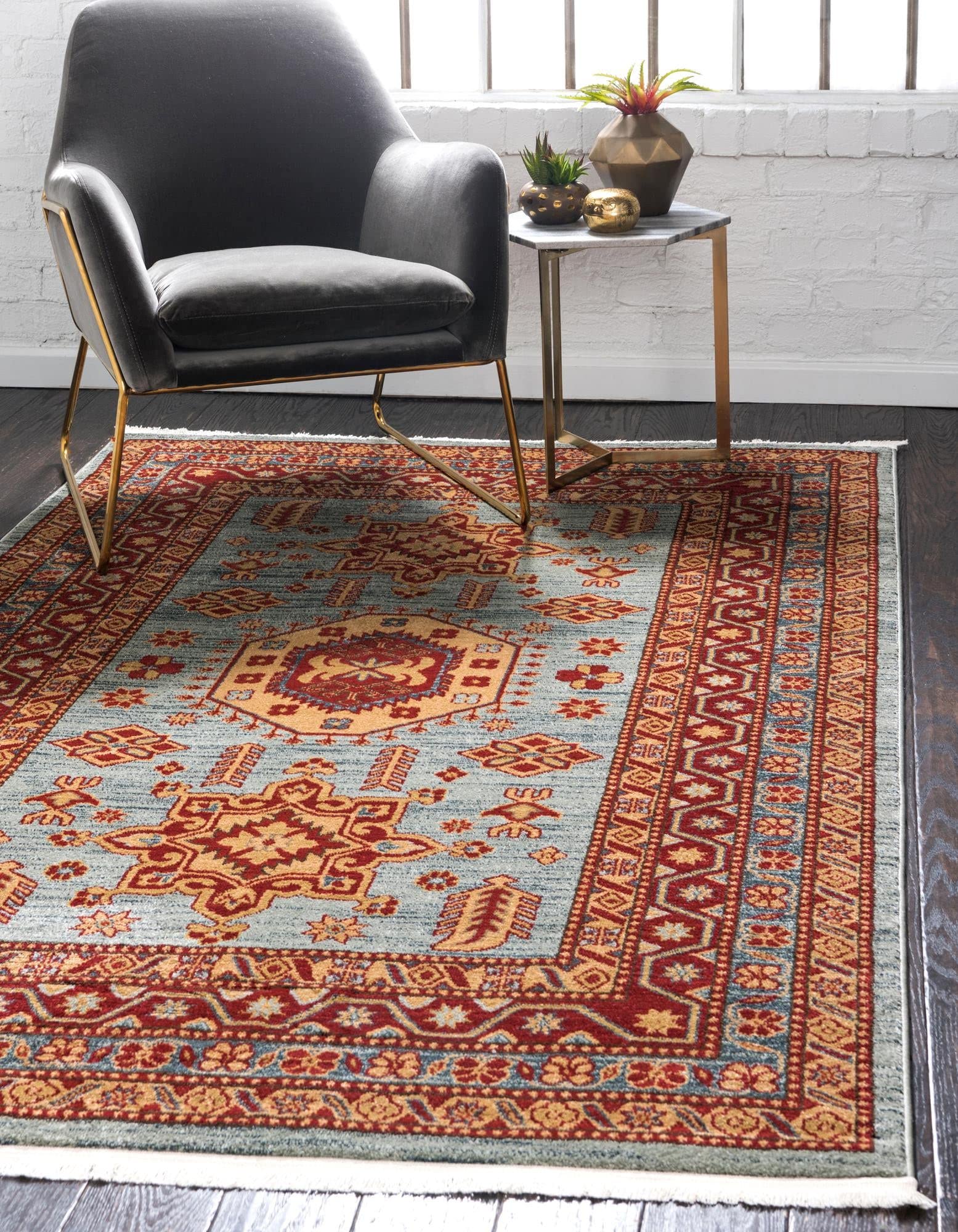 Unique Loom Sahand Collection Area Rug - Shapur 2'2