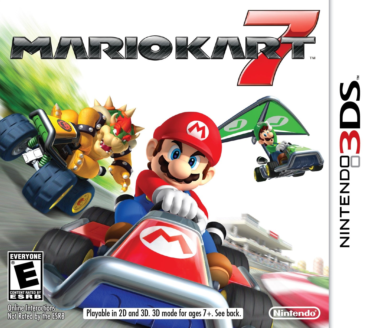 Used Mario Kart 7 3DS Video Game - Authentic Nintendo Racing Game for Nintendo 3DS - Perfect for Kids, Teens & Retro Gaming Enthusiasts - Great Gift for Birthday & Holidays