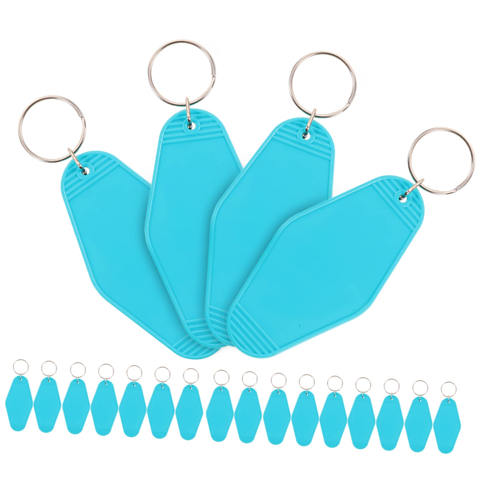 CATIEBYE Keyring Tags - Durable Key Tag Holder & Luggage ID Labels for Travel (Random Colors) | Perfect for Keys, Bags, Suitcases & Travel Accessories