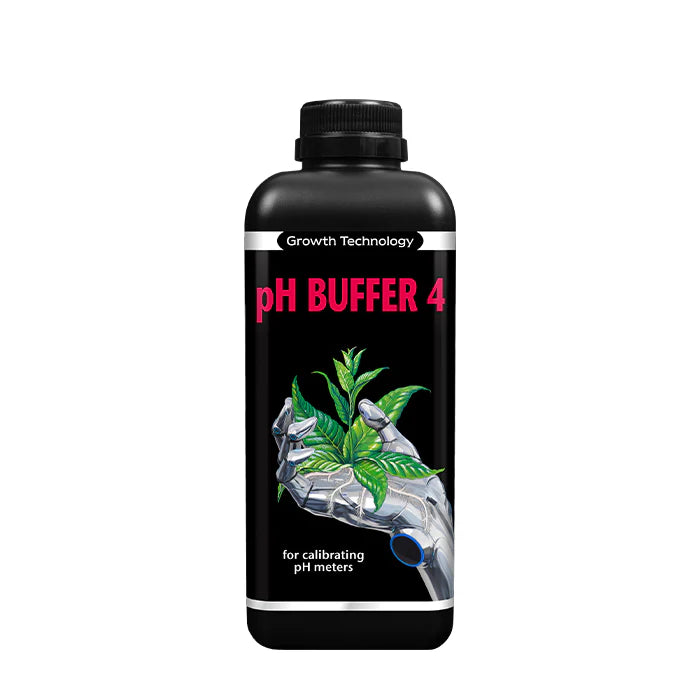 Growth Technology pH Buffer 4 & 7 for Hydroponics - Accurate pH Control Solution for Plants, Gardening, and Laboratory Use
