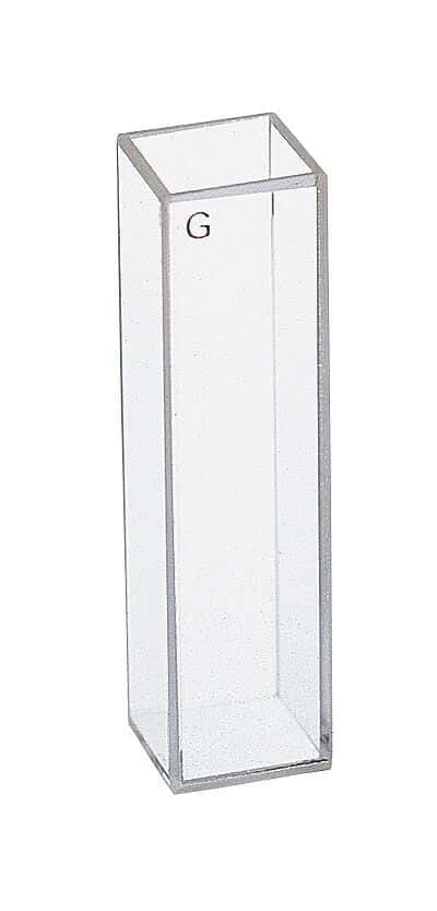 Cole-Parmer Standard-Sized Glass Cuvettes - 17.5 mL Capacity for Spectrophotometry, UV-Vis Spectroscopy & Lab Experiments