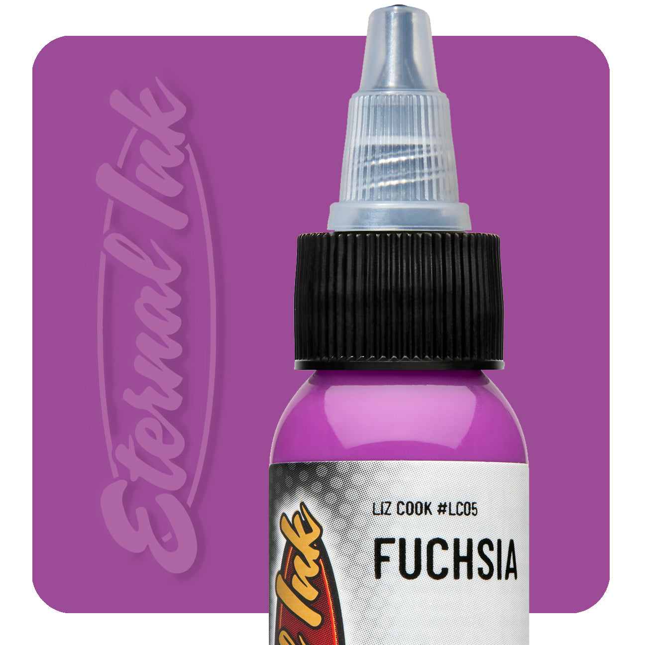 Eternal Liz Cook Fuchsia Ink 1oz - Premium Alcohol-Based Ink for Stamping, Scrapbooking & Mixed Media Art - Perfect for Card Making, Journaling & DIY Crafts