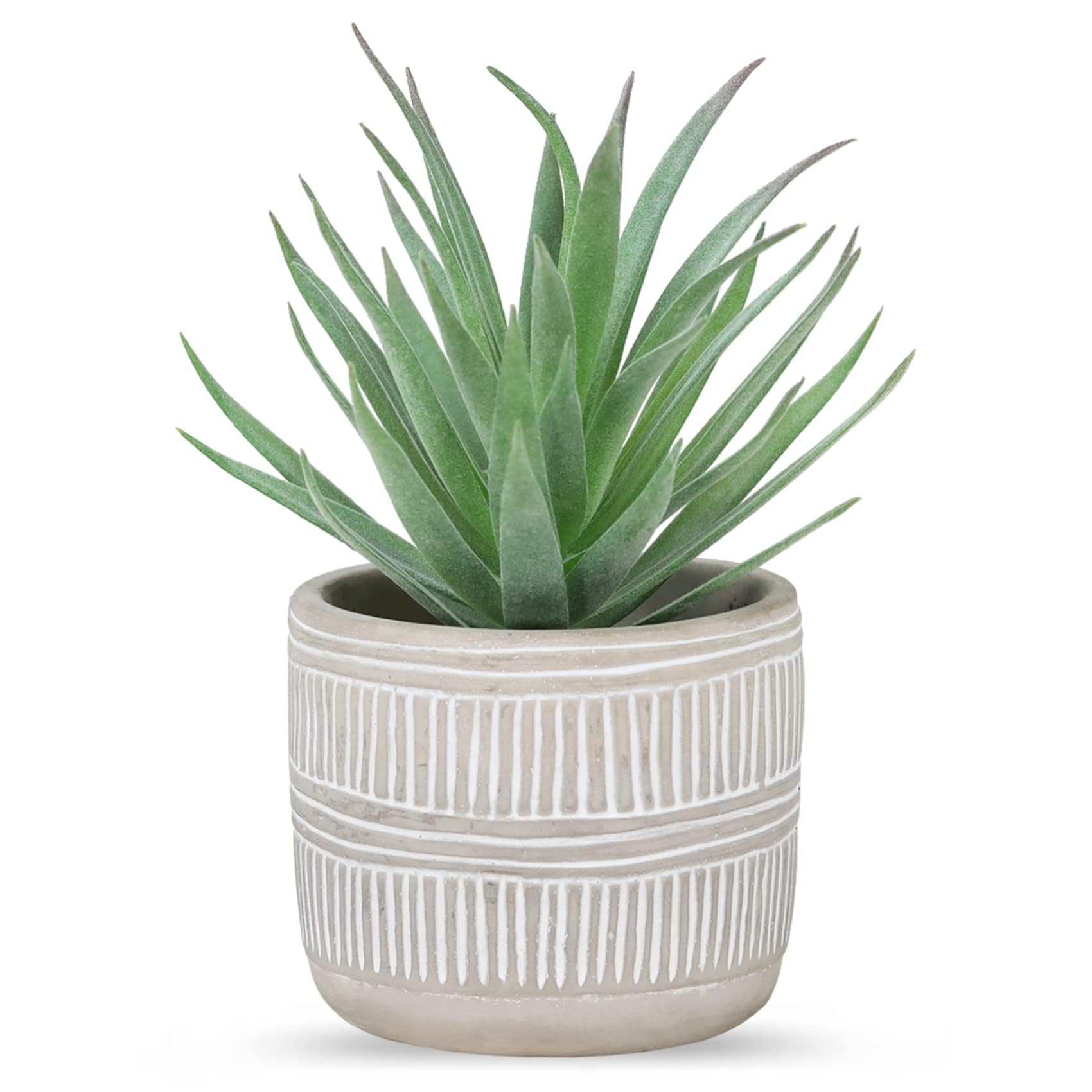 Artificial Succulents in Pots - Fake Rose Succulent Plants for Home, Office, Bathroom & Bedroom Decor - Perfect for Boho, Farmhouse & Modern Interior Design Styles