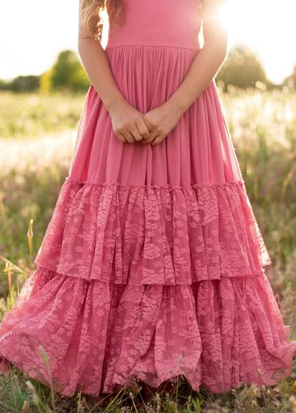 Wild Rose Catrin Dress - Elegant Floral Print Women's Dress for Casual Wear, Parties & Special Occasions
