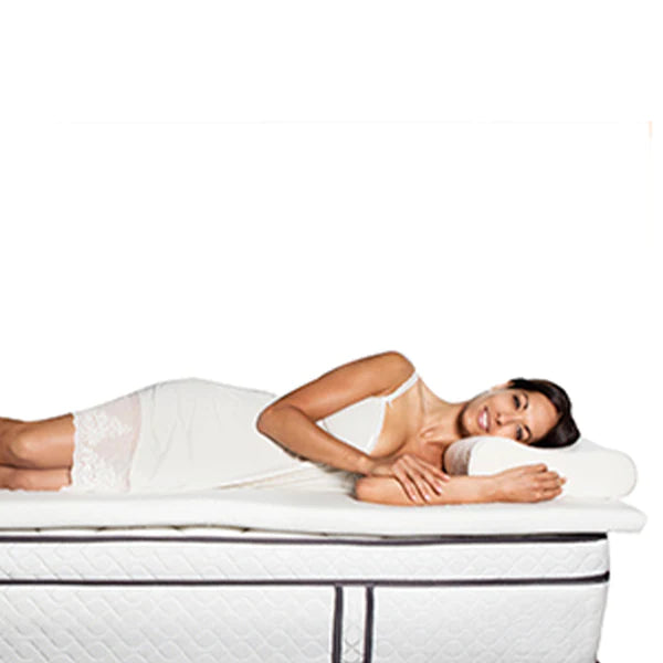 Gel Infused Memory Foam Mattress Topper by Flexi Pillow - Queen Size Cooling Mattress Pad for Back Pain Relief & Pressure Relief - Perfect for Hot Sleepers, Side Sleepers & Couples