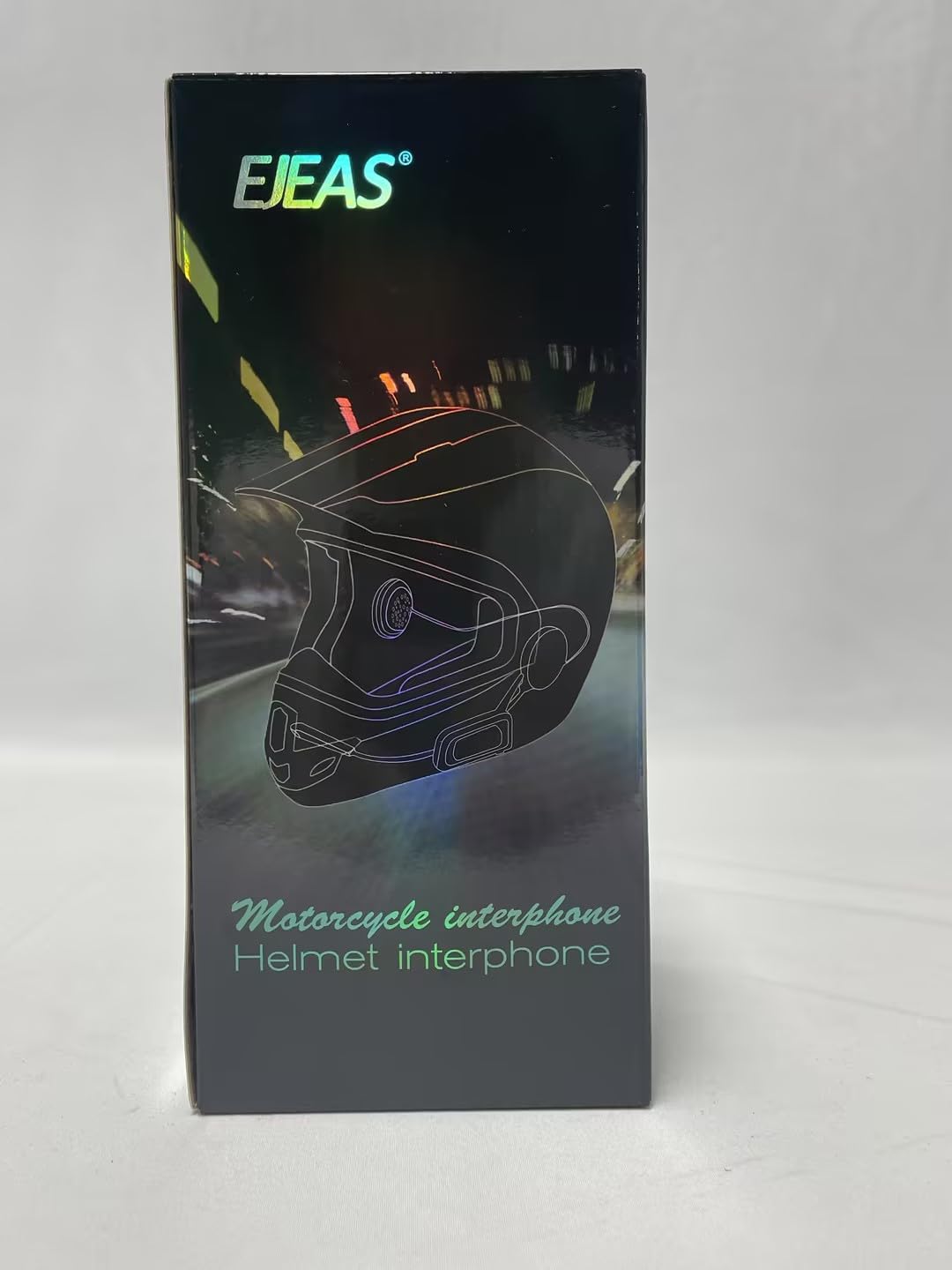 EJEAS V4Plus Bluetooth Motorcycle Headset - 4-Way Intercom Communication System, Waterproof 1500m Wireless Motorbike Interphone with Voice Assistant, Noise Cancellation & FM Radio (2 Pack) - Perfect for Group Rides, Touring & Adventure Motorcycling