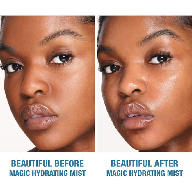 Charlotte's Magic Hydrator Mist - Rose Water Facial Spray for Glowing Skin | Hydrating & Refreshing Face Mist for Dry, Sensitive Skin | Perfect for Travel, Gym & Daily Skincare Routine