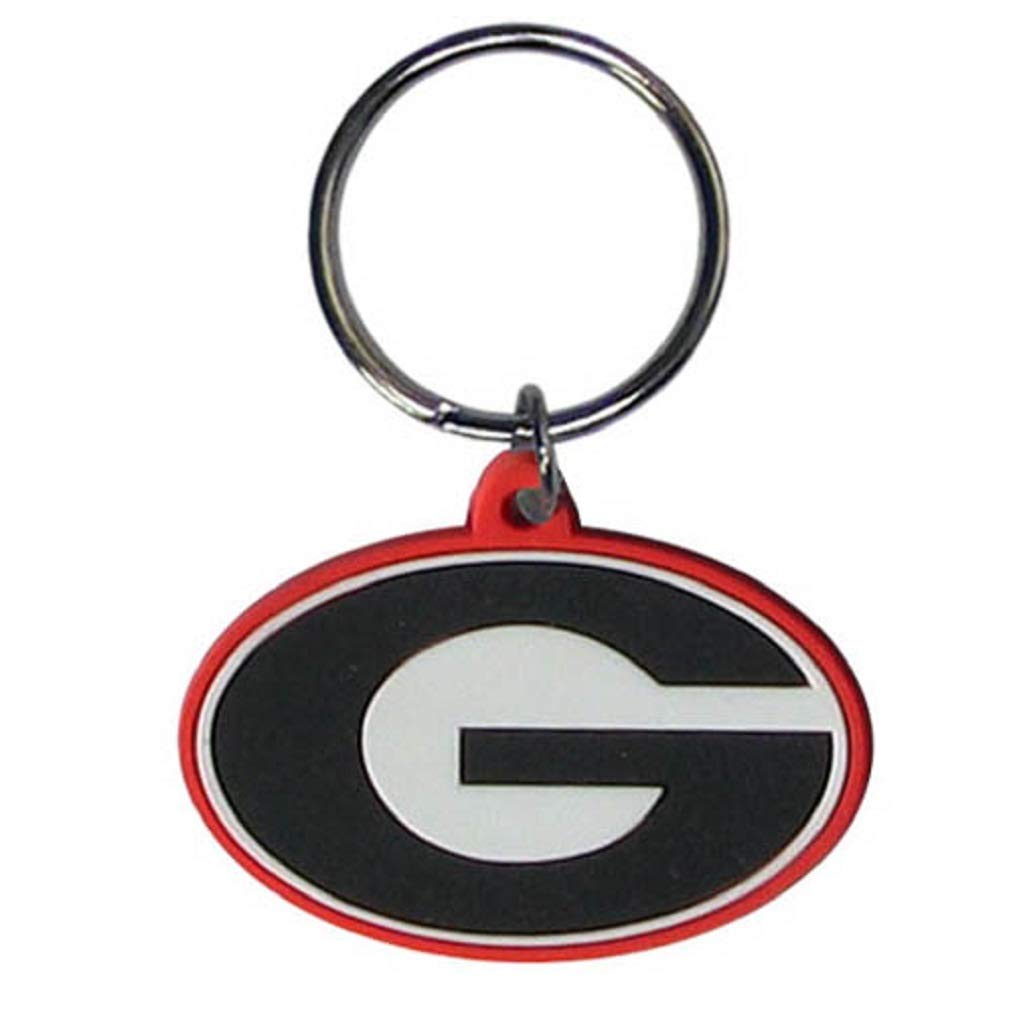 NCAA Team Logo Flex Keychain - Durable & Customizable Key Ring for Sports Fans - Perfect for Gifts, Backpacks & Game Day Accessories
