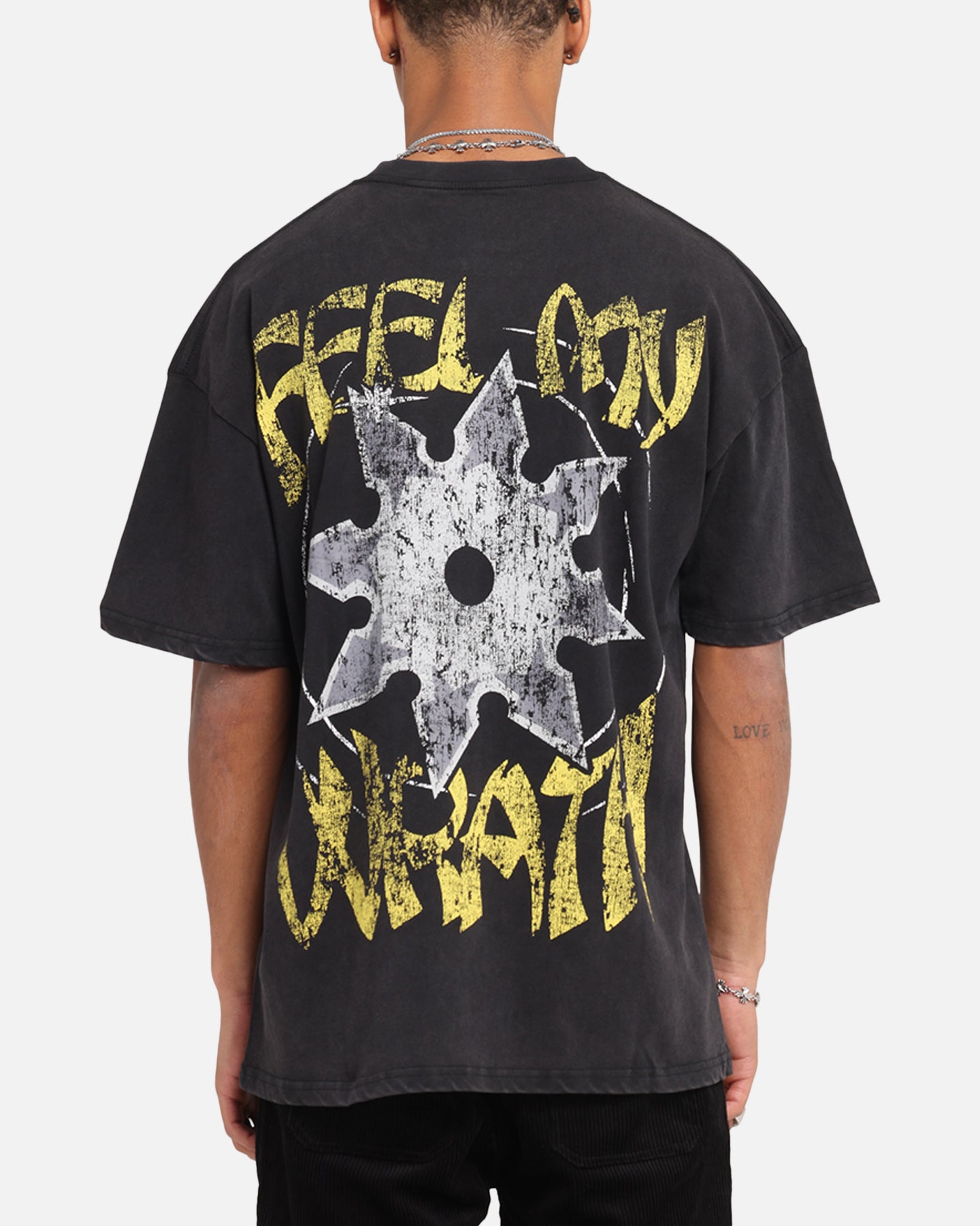 73 Studio X South Park 'Let's Fighting Love' Vintage Black Acid Wash T-Shirt | Retro Cartoon Tee for Fans, Casual Wear & Collectors
