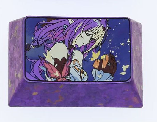 Honkai: Star Rail Titanium Alloy Custom Keycaps - Anime & Game Art Metal Decorative Keycaps for Mechanical Keyboards - Perfect for Gaming Enthusiasts & PC Builders