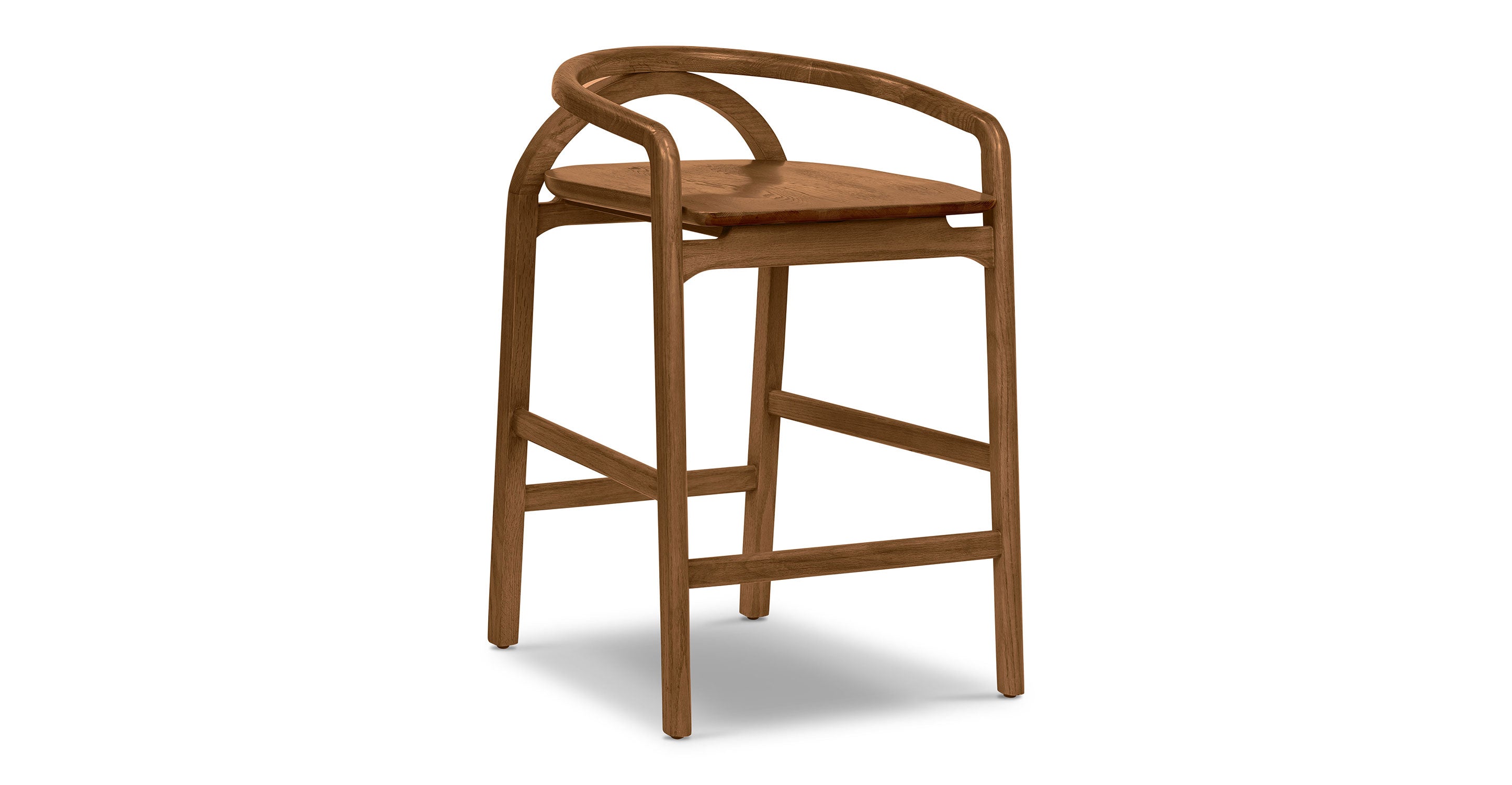 Yokohama Counter Stool - Adjustable Height Bar Stool with Cushion for Kitchen Island, Breakfast Nook & Home Bar - Modern Dining & Seating Furniture