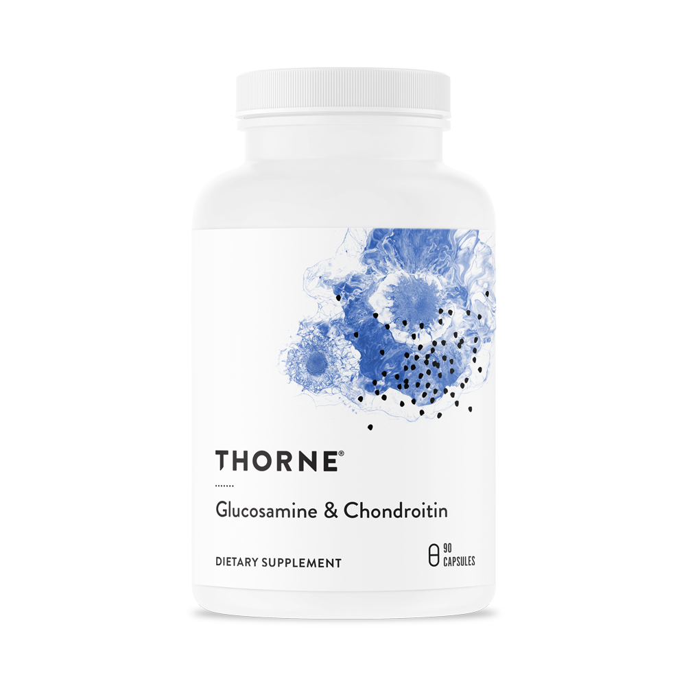Thorne Glucosamine & Chondroitin Supplement for Joint Support - 120 Capsules | Supports Cartilage Health & Mobility | Ideal for Athletes, Seniors & Active Lifestyles