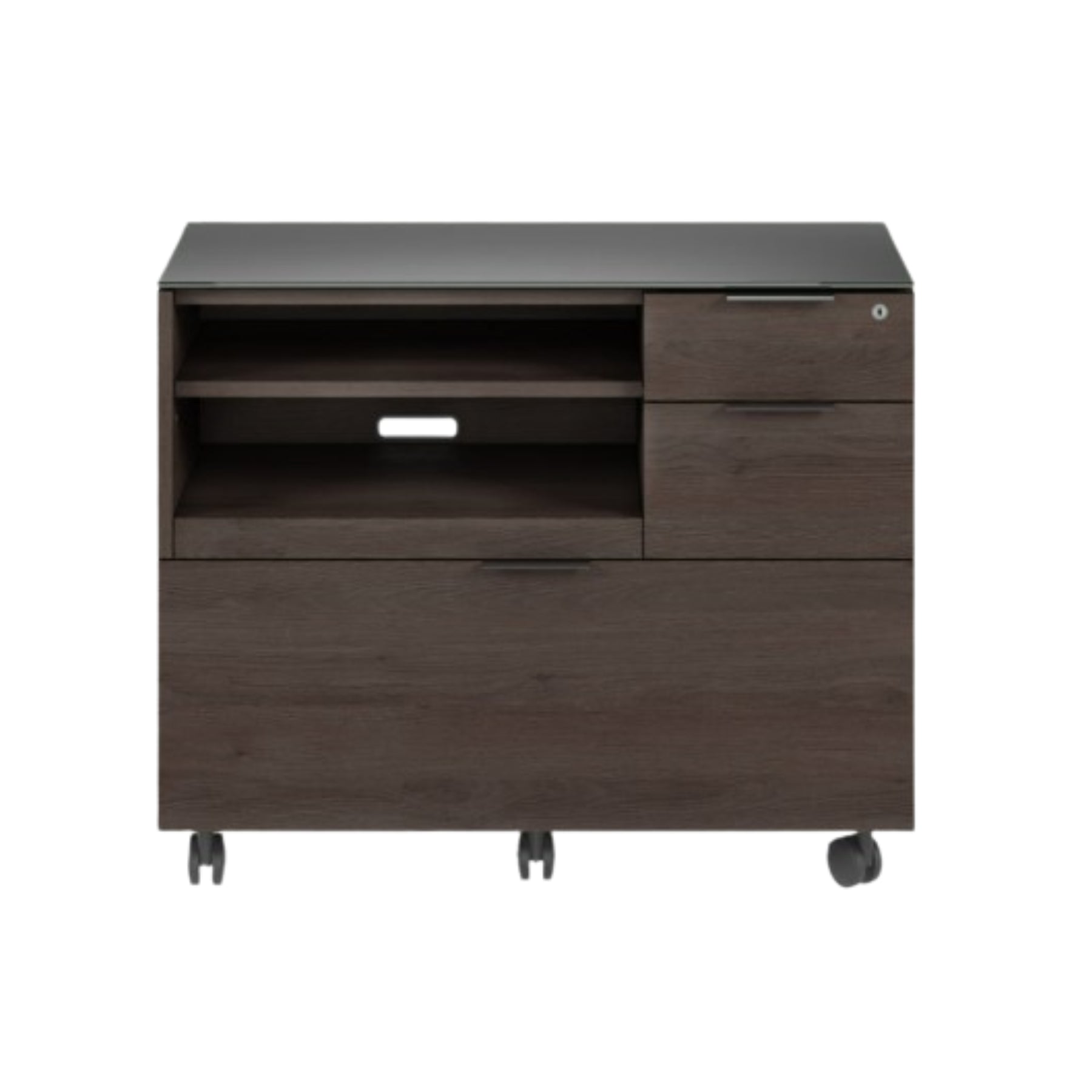 BDI Sigma 6917 Sepia Multifunctional File Cabinet - Home Office Storage Solution for Documents, Folders & Office Supplies