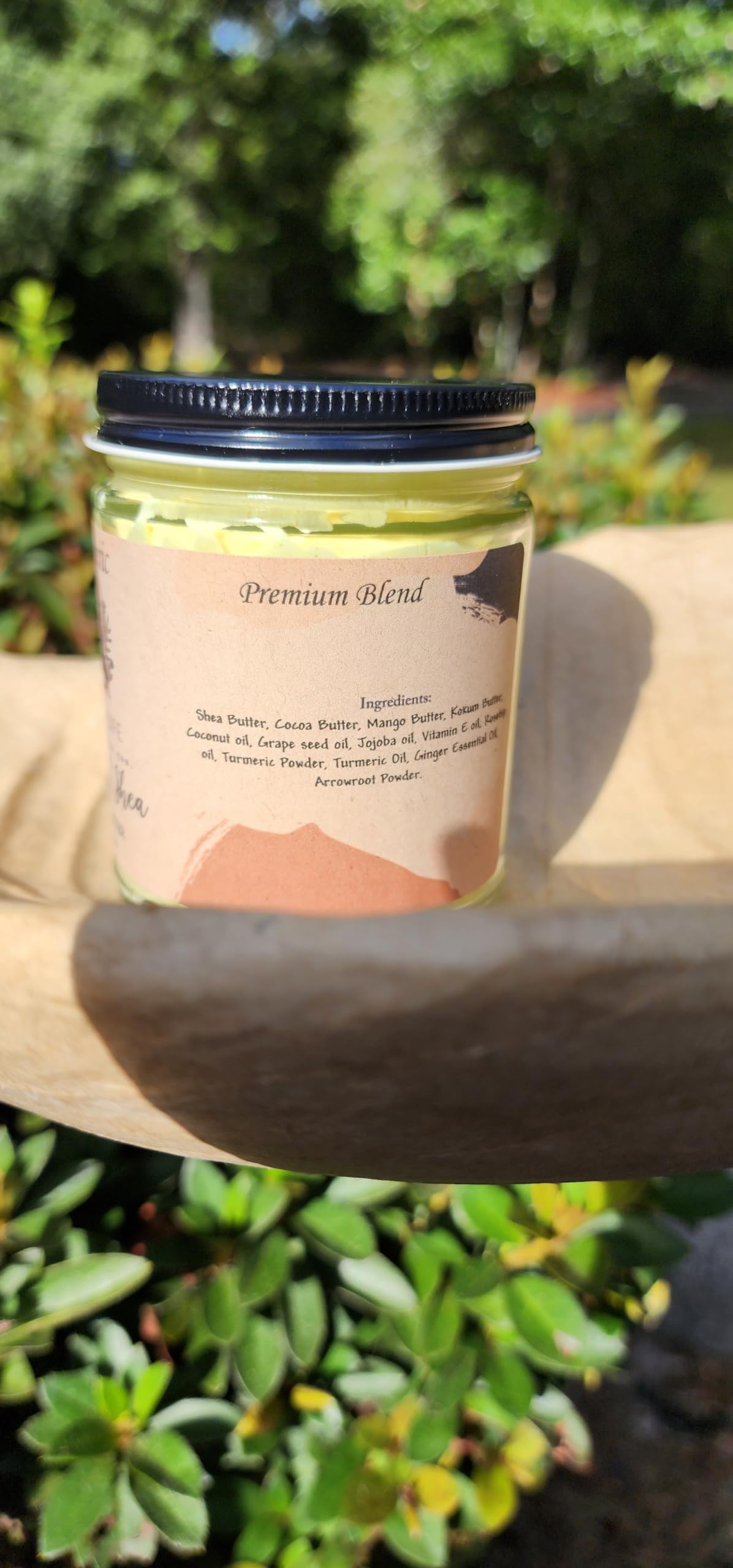 Organic Turmeric Whipped Shea Body Butter for Glowing Skin - Reduces Swelling & Redness - Natural Skincare for Dry, Sensitive Skin - Perfect for Daily Moisturizing & Post-Workout Recovery