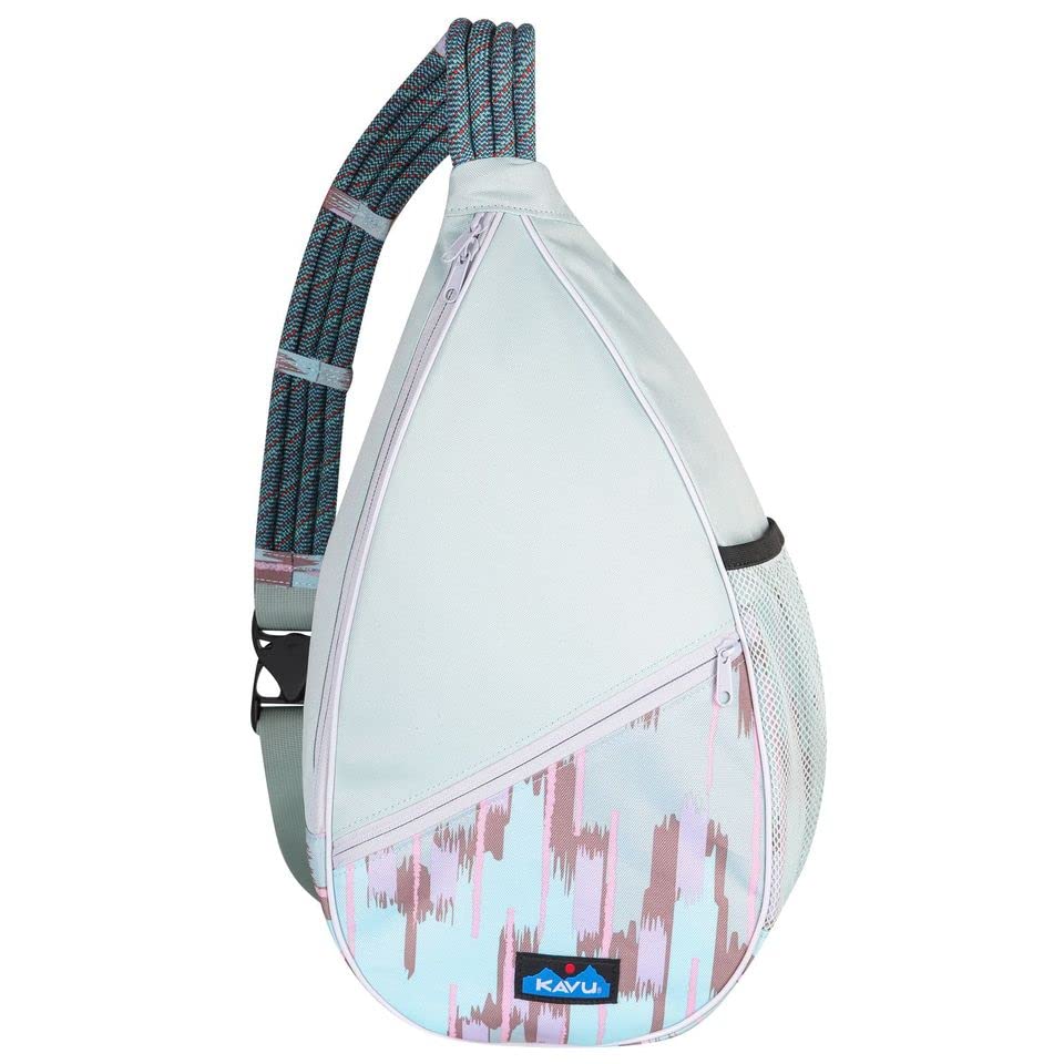 KAVU Paxton Pack Backpack - Lightweight Rope Sling Bag for Travel, Hiking & Beach Day | Durable Ikat Pattern Design | Perfect for Outdoor Adventures & Daily Commute