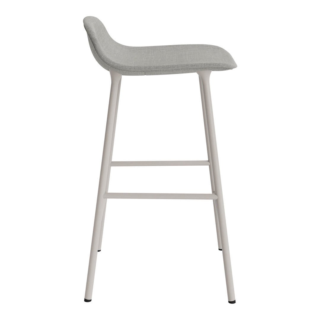 Modern Form Counter Stool with Sturdy Metal Legs & Comfortable Upholstered Seat - Perfect for Kitchen Islands, Breakfast Bars & Home Decor