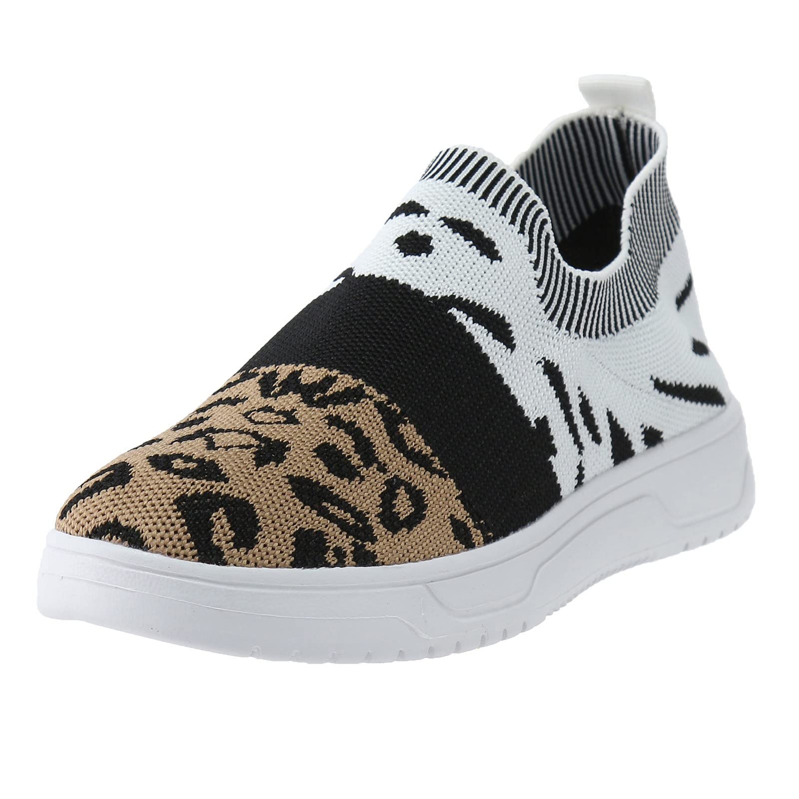 Women's Casual Wedge Sneakers - Canvas Walking Shoes for Driving, Athletic Training & Fitness | Comfortable Slip-On Shoes for Workout, Travel & Everyday Wear