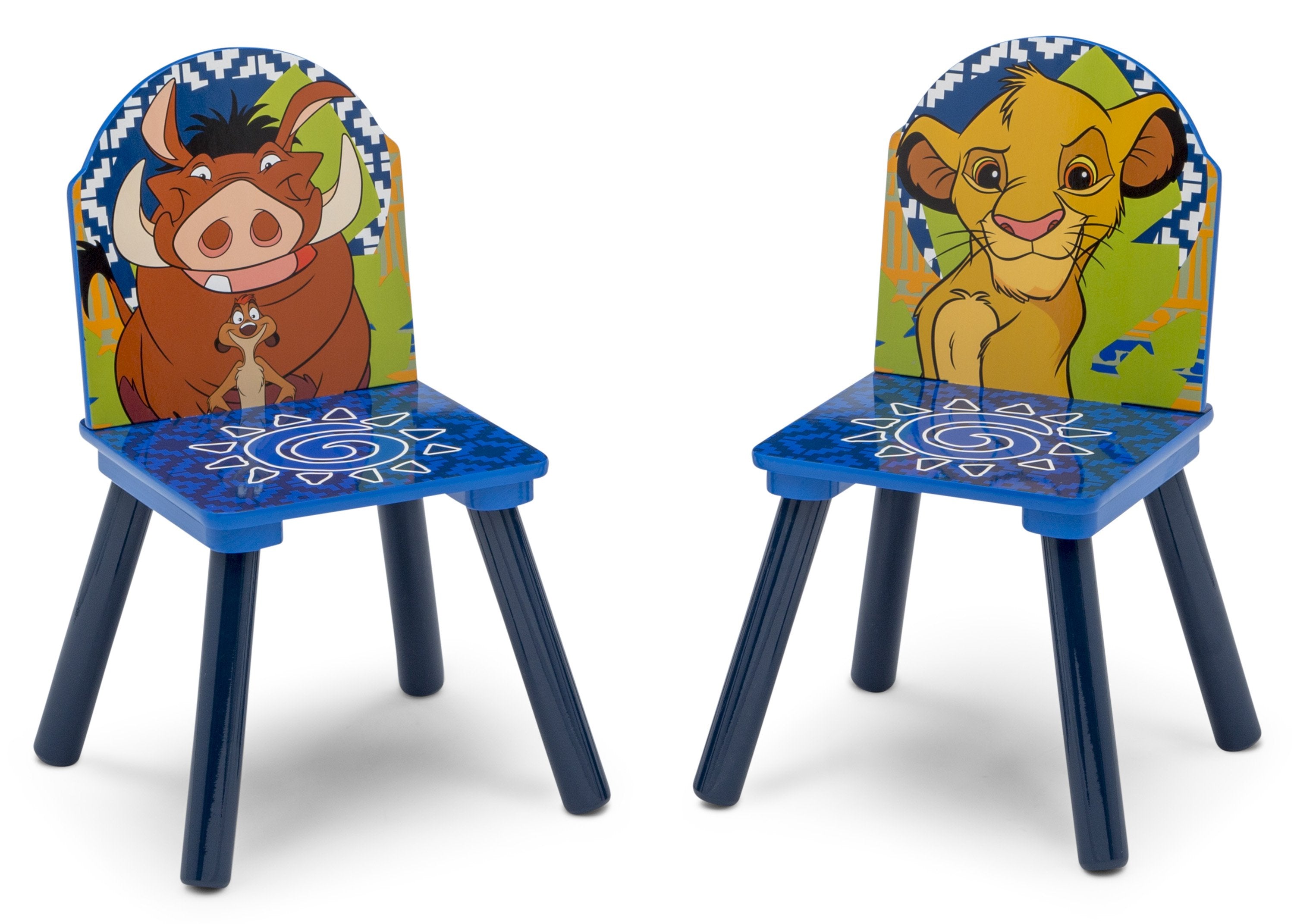 The Lion King Kids Table and Chair Set with Storage - Disney Themed Playroom Furniture for Reading, Arts & Crafts, and Snack Time