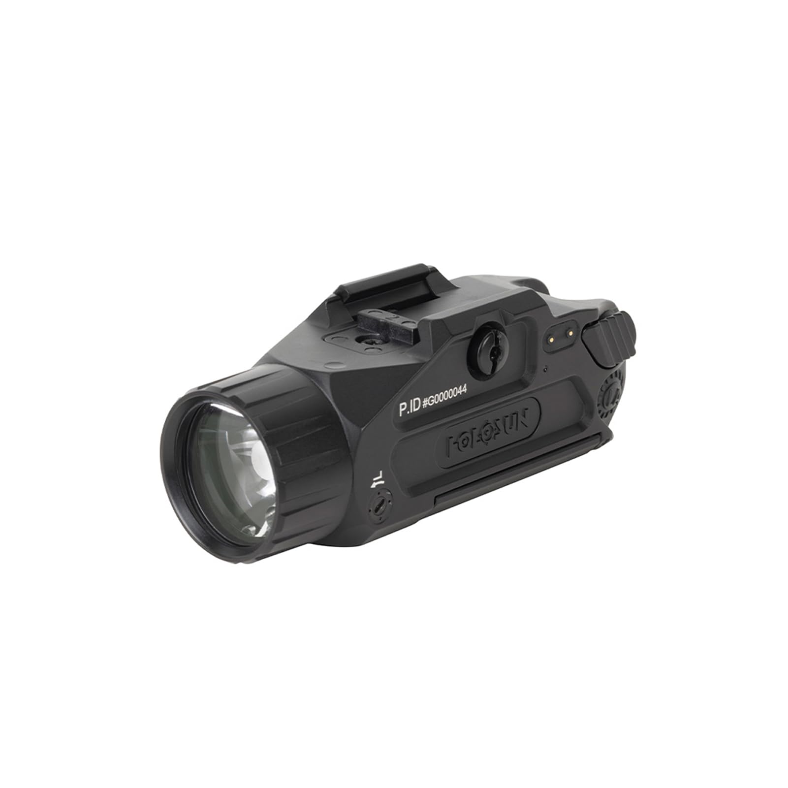HOLOSUN P.ID Plus Pistol Mounted White Light with Green Laser - 900/450 Lumen Rechargeable Tactical Flashlight for Handguns - High/Low Modes, Waterproof Aluminum, USB-C Charger & Multi-Tool Included - Perfect for Home Defense, Law Enforcement, and Concealed Carry