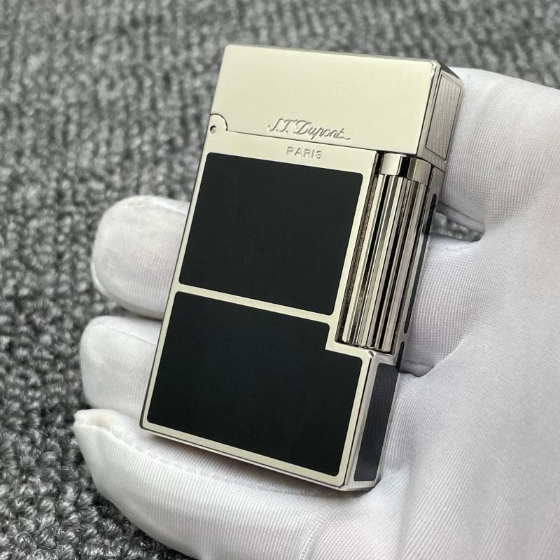 Premium Refillable Butane Cigar Lighter - Windproof Soft Flame, Flip Top Design with Side Slip Grinding Wheel Ignition - Pure Copper Smoking Accessory with Gift Box (Ideal for Cigars, Pipe Tobacco & Outdoor Use) - Color A