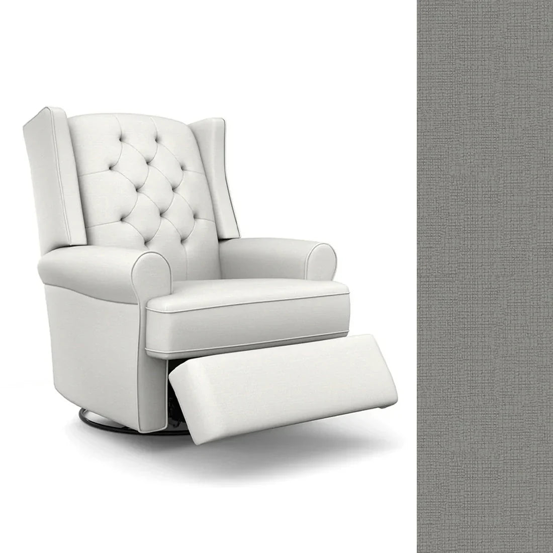 Best Finley Power Swivel Recliner Chair - Ergonomic Leather Lounge Chair with Massage & Heat - Perfect for Living Room, Home Theater & Office Relaxation