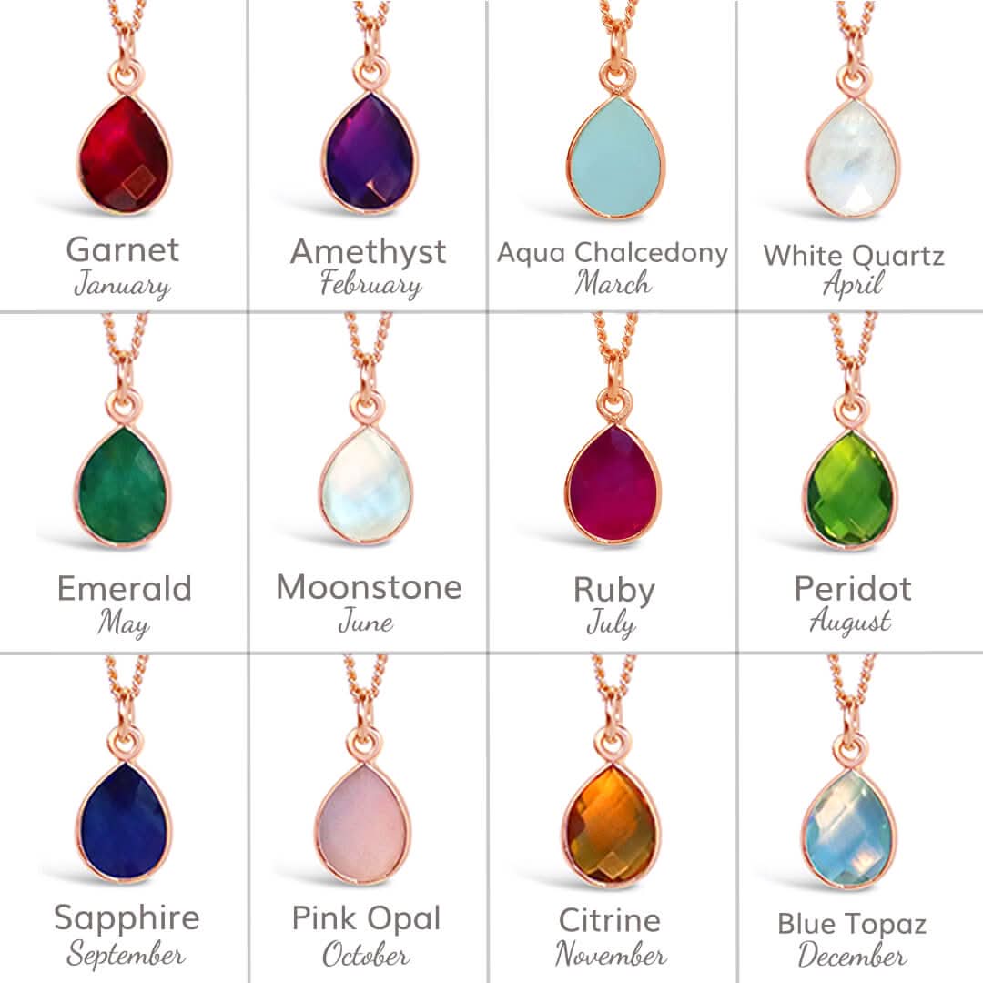 Aqua Chalcedony Hoop Earrings - Rose Gold Plated March Birthstone Jewelry for Women | Perfect Gift for Birthday, Anniversary & Everyday Wear