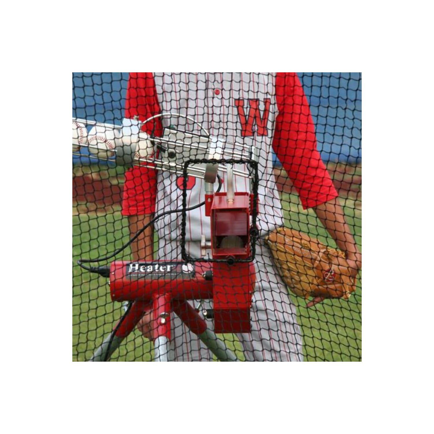 Heater Sports Baseball Pitching Machine with Xtender 24 - Perfect for Backyard Practice, Batting Cages & Team Training