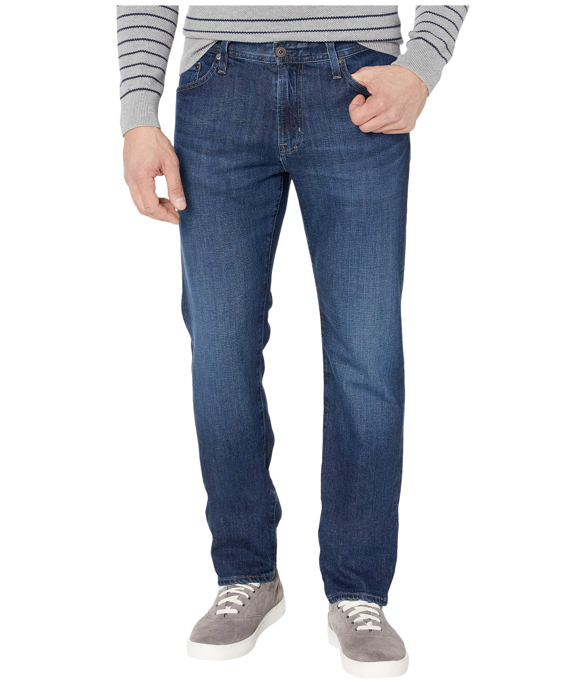 AG Men's Graduate Tailored Leg Jeans in Crusade Wash - Slim Fit Denim Pants for Business Casual & Office Wear