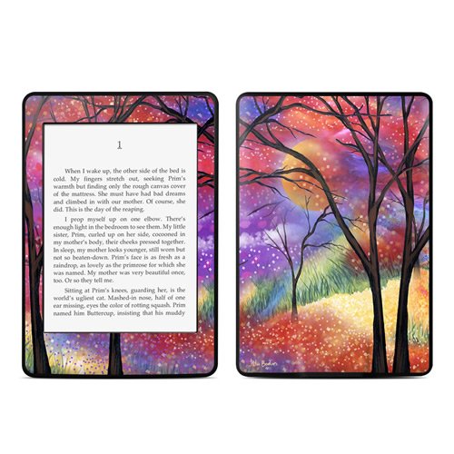 Kindle Paperwhite Skin Kit & Decal - Moon Meadow Design - Protective Cover for Kindle Paperwhite (11th Gen 2021) - Perfect for Reading, Travel & Gifts by Juleez