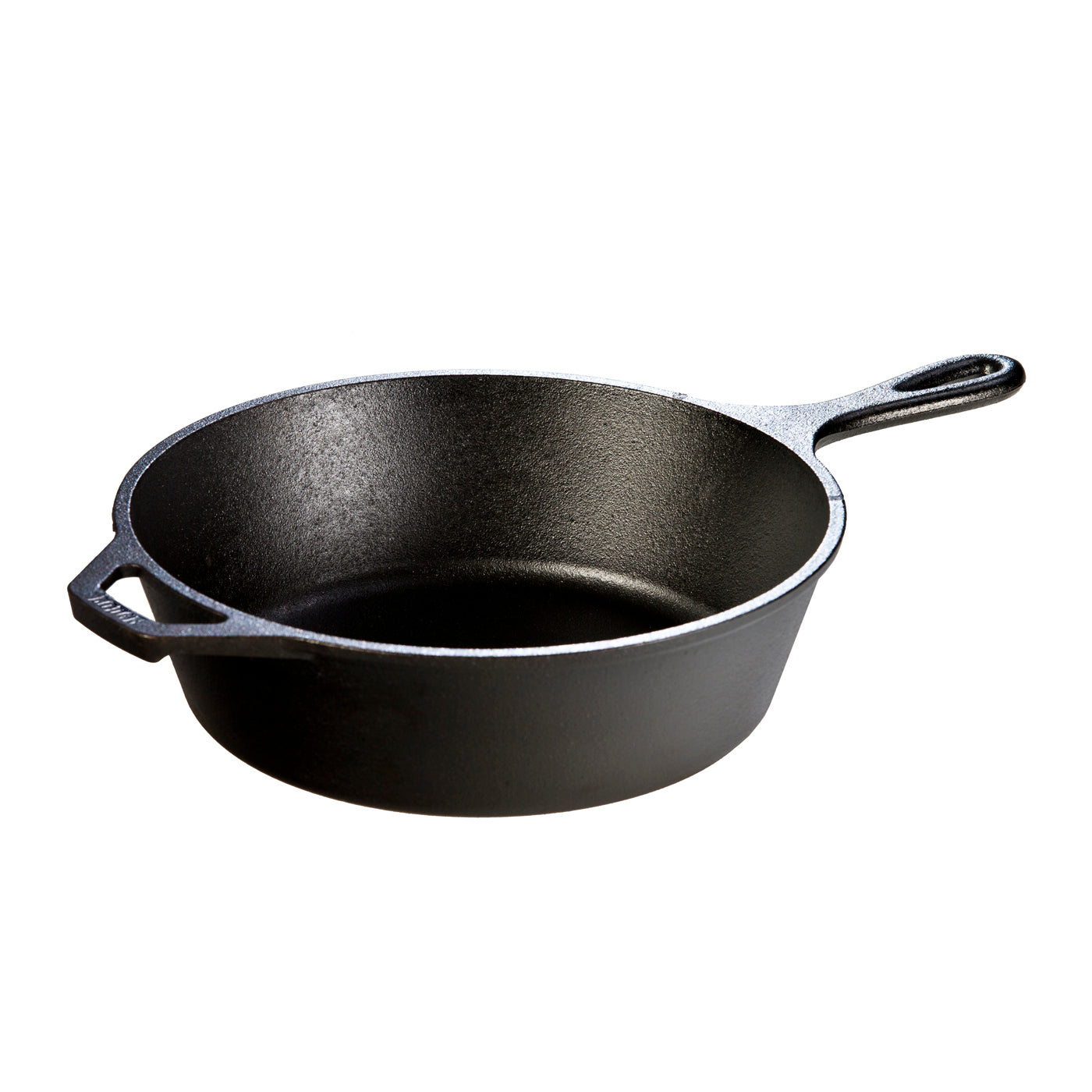 Premium 26cm Cast Iron Deep Skillet - Heavy Duty Pre-Seasoned Dutch Oven for Frying, Baking & Camping - Perfect for Stovetop, Oven & Outdoor Cooking